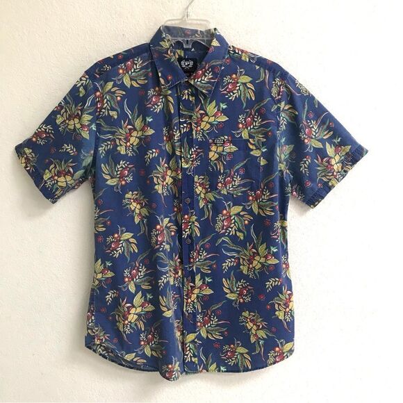 Phat Farm Y2K Hawaiian button down short sleeve shirt M - Picture 1 of 8